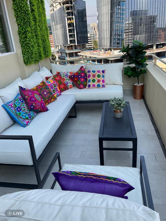 Apartament Condo Amueblado, Encomenderos 200 El Golf, Las Condes Santiago Con Vista Al Costanera Center エクステリア 写真