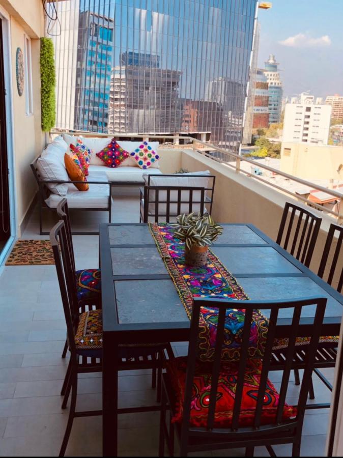 Apartament Condo Amueblado, Encomenderos 200 El Golf, Las Condes Santiago Con Vista Al Costanera Center エクステリア 写真